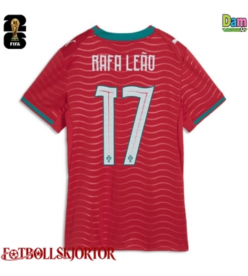 Portugal Rafael Leao #17 Hemmatröja Dam VM 2026 Kortärmad